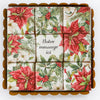 Coffret  9 Biscuits Personnalisables Poinsettia